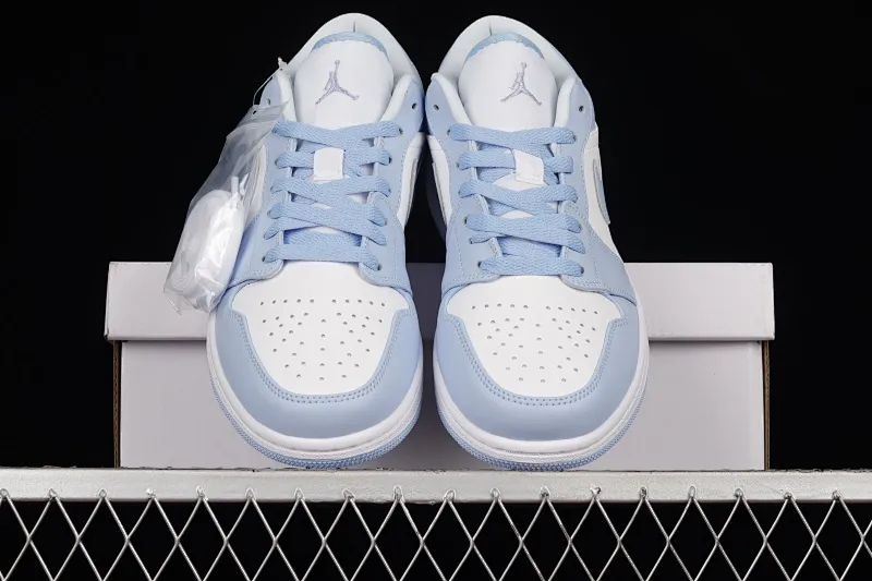 All categories Air Jordan Jordan series basketball shoes Air Jordan 1 Low Air Jordan 1 Low "Aluminum" AJ1 Joe 1 new North Carolina blue DC0774-141
